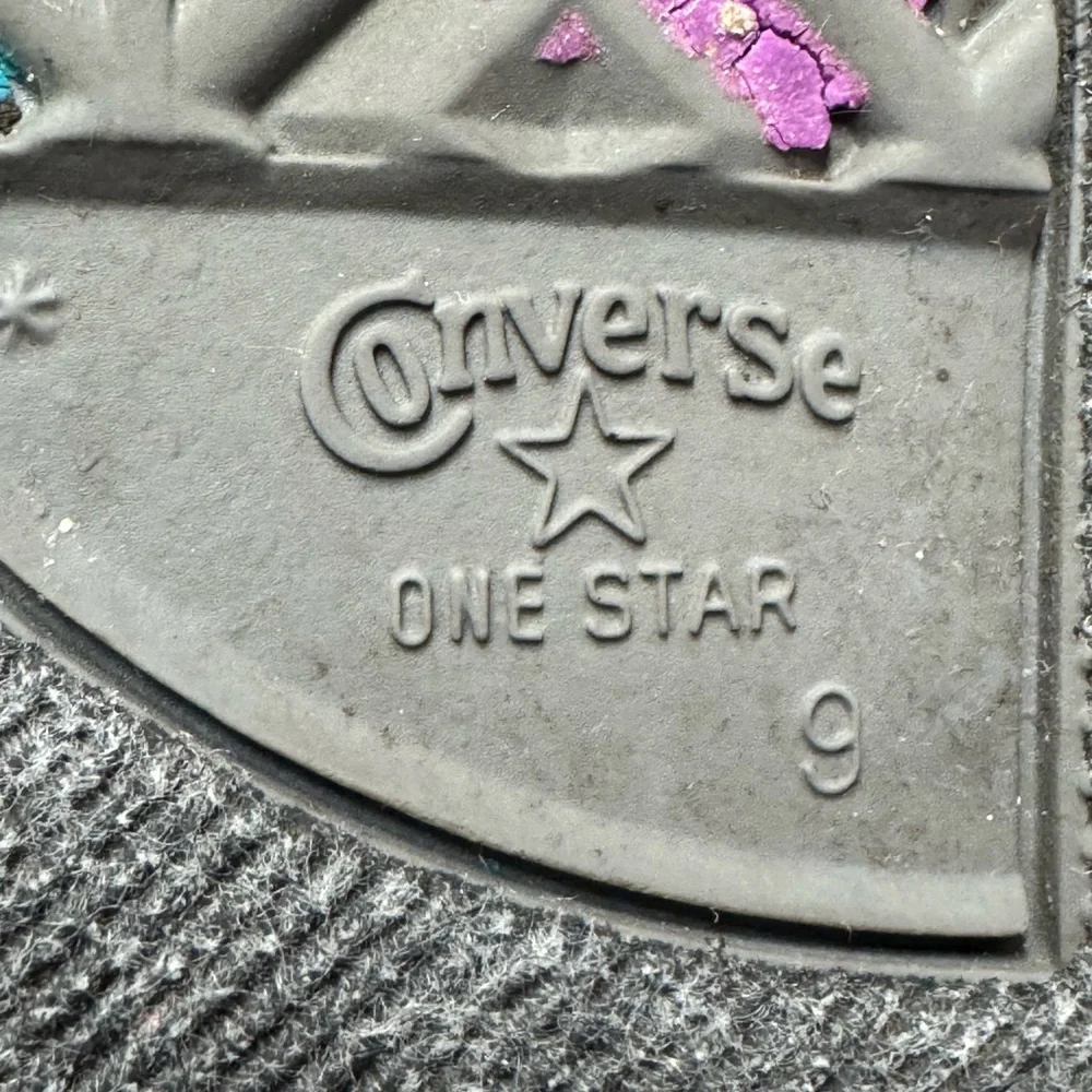 BT23 Converse One Star High Top Sneakers Side Zip Shoes Toddler Size 9